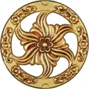 Литой двухсторонний элемент (126) 12x12 см