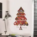 Наклейка интерьерная "Нарядная ёлочка" 40x60 см