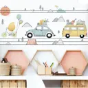 Наклейка интерьерная "Путешествие за город" 30x90 см