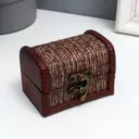 Шкатулка сундучок "Плетёнка" 6.3x8.8x6.5 см