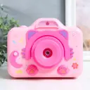Шкатулка музыкальная свет "Фотоаппарат - кошечка" розовый 10.5x12.5x16 см