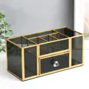 Шкатулка для косметики и украшений "Затемнённая" 10.3x10.3x23.3 см
