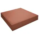 Плитка тротуарная Гладкая 300x300x60 мм терракотовый