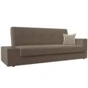 Диван Лига Диванов 020 118536L 223x90x83 см рогожка цвет корфу 03/бежевый