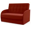 Диван Фокус Оригинал 35551 100x96x93 см велюр цвет терракотовый