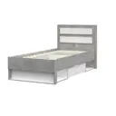 Каркас кровати без места для хранения Стендмебель Денвер 97x98.6x211 см цвет белый