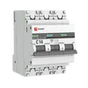 Автоматический выключатель Ekf PROxima ВА 47-63M 3P C16 А 6 кА mcb4763m-6-3-16C-pro