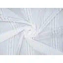 Ткань на отрез для шитья тюля батист с мережкой "Кристи" 300x280 см цвет молочный