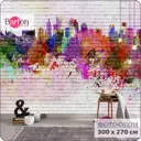 Фотообои флизелиновые Barton wall Граффити 300x270 см U10403