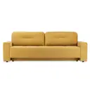Диван Ramart design Хэппи 134607 238x85x100 см велюр цвет желтый