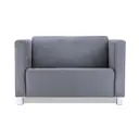 Диван Ramart design Милано 80404097 127x81x77 см замша цвет серый