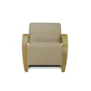Кресло Ramart design Паладин 80403563 75x81x80 см искусственная кожа цвет бежевый