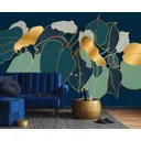 Фотообои флизелиновые Luxury walls 400x270 см Листья
