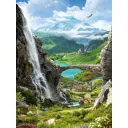 Фотообои Vostorg № 297 Зеленая долина 196x260 см