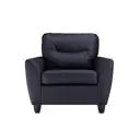 Кресло Ramart design Наполи 80403554 90x80x80 см искусственная кожа цвет черный