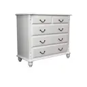 Комод Фабрика скандия Скандия 5 ящиков 103.8x48.9x90 см дерево цвет белый