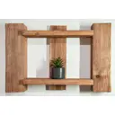 Настенная полка Брадо Wood 1 10x38 см дерево цвет орех