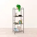 Стеллаж с полками ЗМИ 46x4x30 см нагрузка до 8 кг металл цвет графит