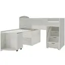 Кровать Кариви Малыш 6 163x104x73 см ЛДСП цвет винтерберг/белое дерево