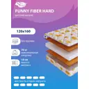 Матрас SkySleep Funny Fiber Hard 120x160 см беспружинный, полутораспальный, ортопедический, жесткий, кокосовый