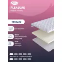 Топпер SkySleep Pleasure на шезлонг 155x230 см, беспружинный, для дивана, жесткость: низкая, двуспальный, ортопедический