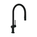 Смеситель для кухни однорычажный Hansgrohe 72800670 излив 21 см цвет черный матовый