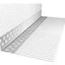 Профиль углозащитный (ПУ) ПВХ с сеткой 20x20x3000 мм