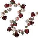 Декоративное украшение из сосновых шишек 120x12x6.5 см