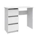 Стол Мебель-м Simple 750.28-W 90x75x45 см ЛДСП цвет белый шагрень