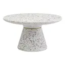Журнальный столик круглый Bergenson bjorn 60x60x32 см белый
