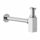 Сифон для раковины Ceramica nova 70002CH D50 мм серый металлик