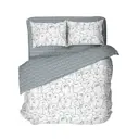 Комплект постельного белья Uniqcute полутораспальный поплин 231104