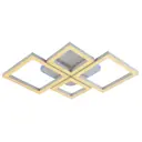 Люстра потолочная светодиодная Profit Light 5877/4C WHT с пультом управления 10 м² регулируемый белый свет цвет белый