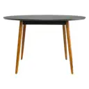 Кухонный стол круглый Bergenson Bjorn BB000102 120x76x120 см МДФ цвет черный