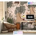Фотообои флизелиновые Luxury walls 300x270 см Абстракция Девушка