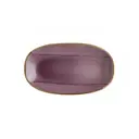 Блюдо сервировочное Bonna Aura Black Berry 11x3x19 см фарфор цвет розовый