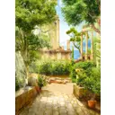 Фотообои флизелиновые DeliceDecor И 1778 Южные руины 200x270см