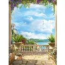 Фотообои флизелиновые DeliceDecor И 1806 Южная терраса 200x270см