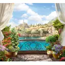 Фотообои флизелиновые DeliceDecor И 1808 Балкон над заливом 300x270см