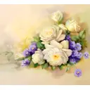 Фотообои флизелиновые DeliceDecor И 476 Нежный букет 300x270см