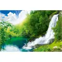 Фотообои флизелиновые DeliceDecor И 623 Водопад в лесу 400x270см