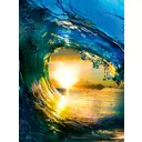 Фотообои флизелиновые DeliceDecor И 628 Волна 200x270см