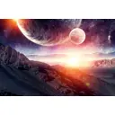 Фотообои флизелиновые DeliceDecor И 906 Восхождение планеты 400x270см