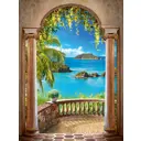 Фотообои флизелиновые DeliceDecor И 929 Морская арка 200x270см