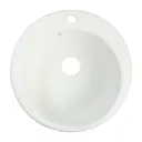 Врезная мойка Zett Lab 50/Q1 47x48x25 см мрамор цвет белый