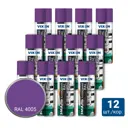 Эмалевая аэрозольная краска Vixen Vx14005 глянцевый цвет сиреневый 0.52 л 12 шт