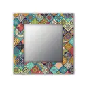 Настенное зеркало Дом Корлеоне Арабская плитка 80x80 см