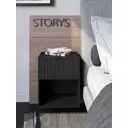 Тумба прикроватная Storys Линда 95x48x33 см 1 ящик ЛДСП цвет черный