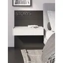 Тумба с бортиком Storys Сити 95x18x34 см 1 ящик ЛДСП цвет белый