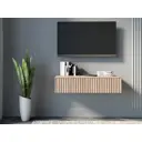 Тумба с выдвижными ящиками Play Сити 95x35x18 см 1 ящик ЛДСП цвет дуб сонома